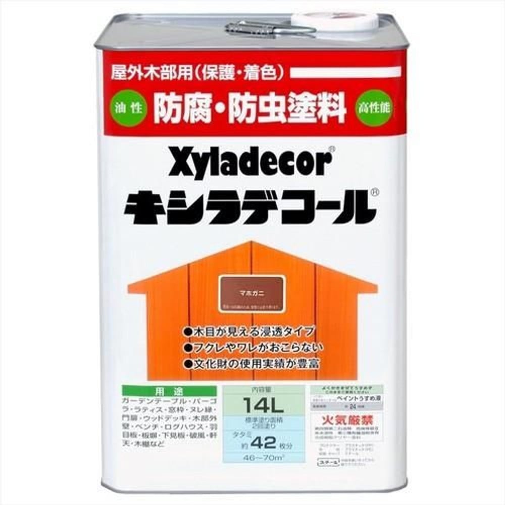 キシラデコール 14L 　#107　マホガニー, マホガニー, 14L