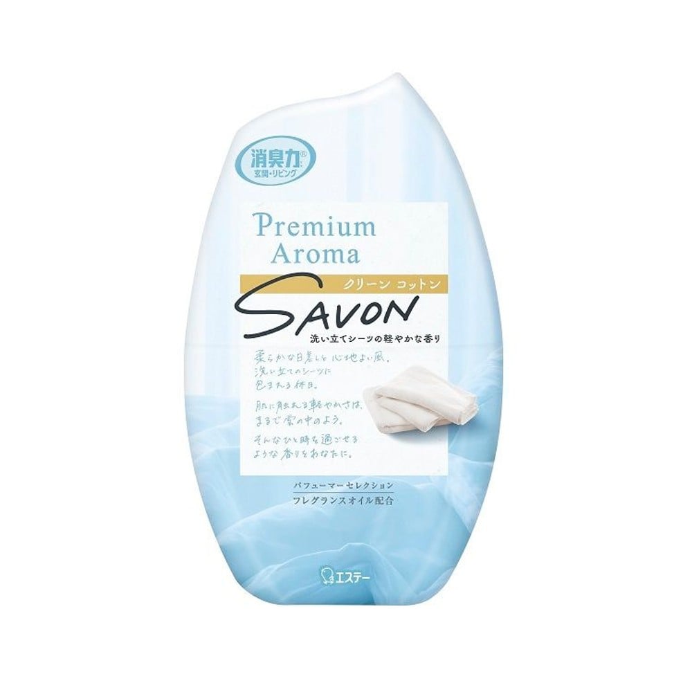 消臭力　Premium Aroma　クリーンコットン　玄関・リビング用, クリーンコットン, 400ml