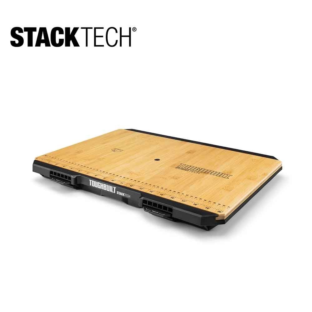【数量限定】TOUGHBUILT（タフビルト）STACK TECH(スタックテック)　ワークサーフェス, ブラック／竹, TB-B1-A-10