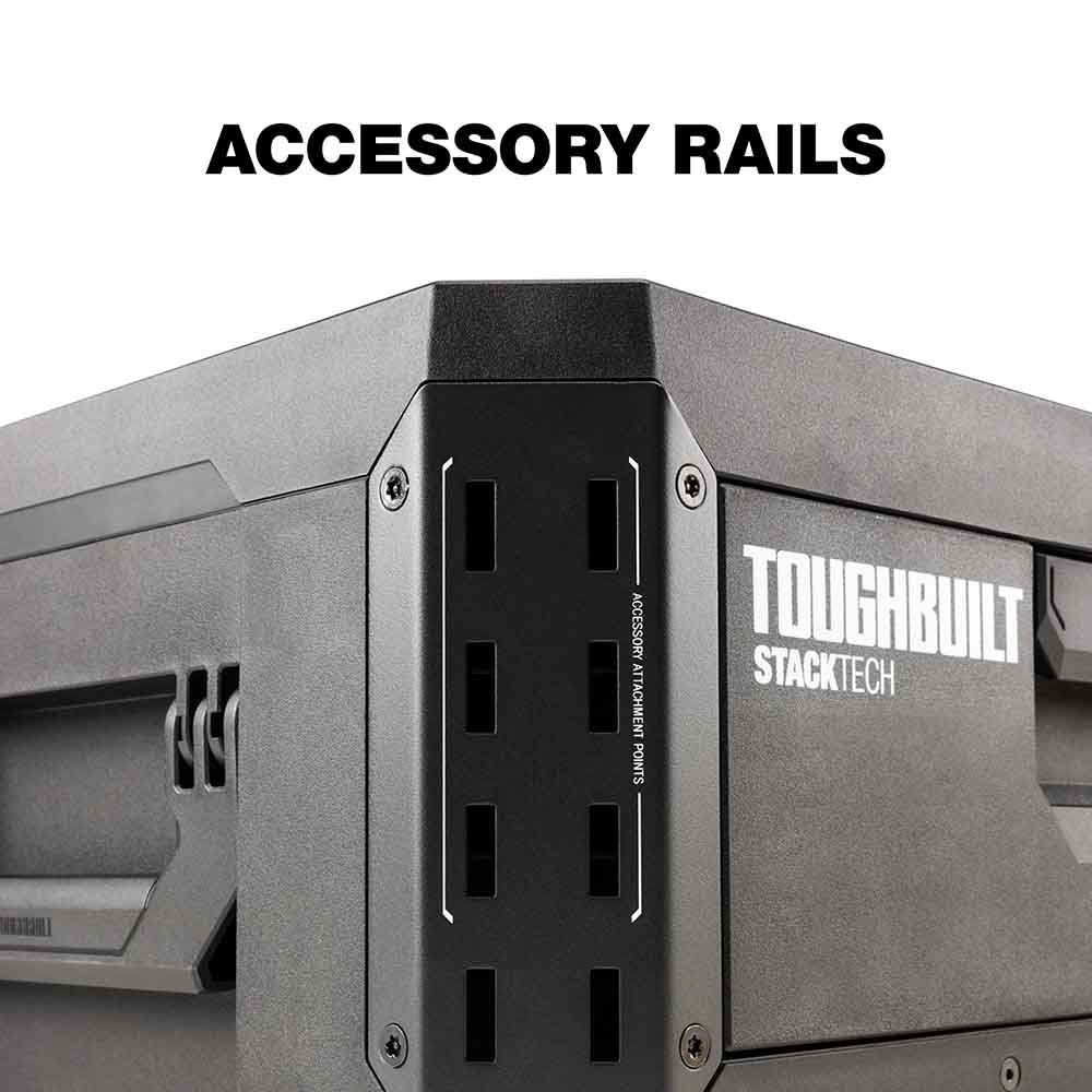 TOUGHBUILT（タフビルト）STACK TECH(スタックテック) 　1段引き出しツールボックス, ブラック, TB-B1-D-30-1