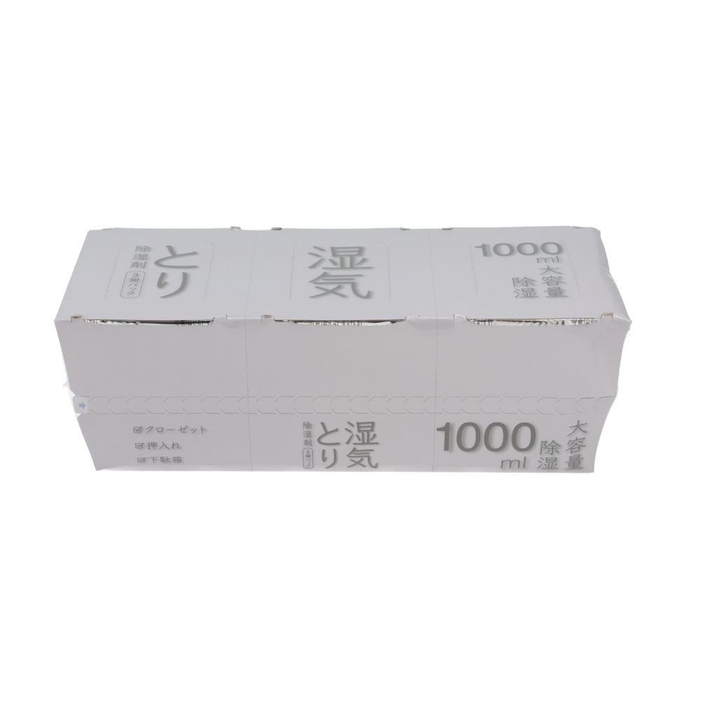 湿気とり除湿剤１０００ｍｌ無香料３個パック, 無香料, 1000ml&times;3個パック