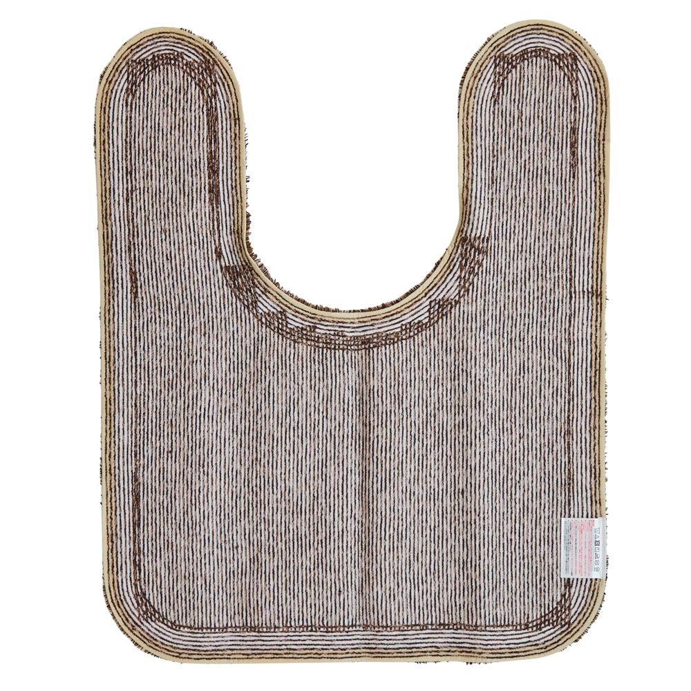 センコーＮＥＯツイード2耳長トイレマット, グレー, 75×60cm