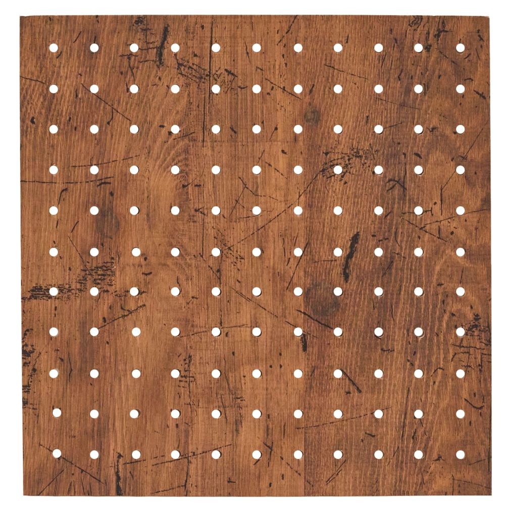 カットシャビー有孔ＬＢ　約幅２９０ｍｍ ５．５ｍｍ厚, ログブラウン幅290(290), 長さ290mm