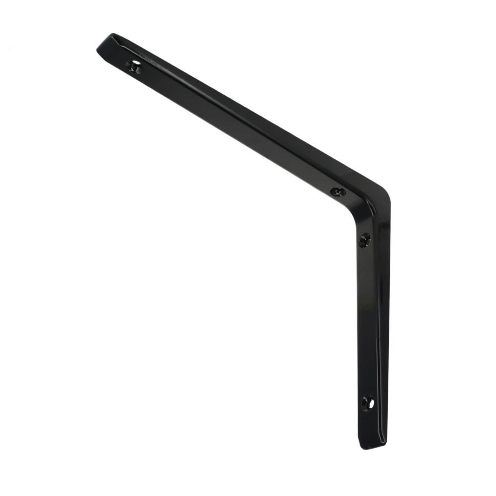 アルミ棚受け ブラック ２００×２５０×２５ｍｍ, ブラック, 200×250×25mm