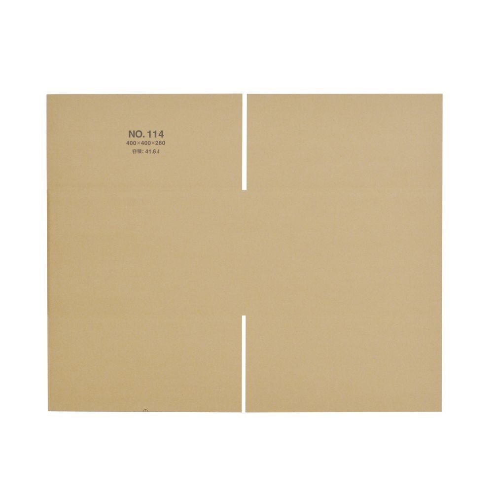 １１４　ダンボール　４００&times;４００&times;２６０, -, 120