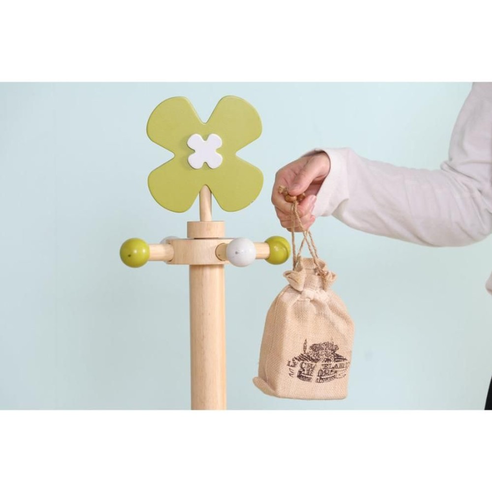 不二貿易  キッズポールハンガー　クローバー 【メーカー直送・代引不可】, グリーン, クローバー