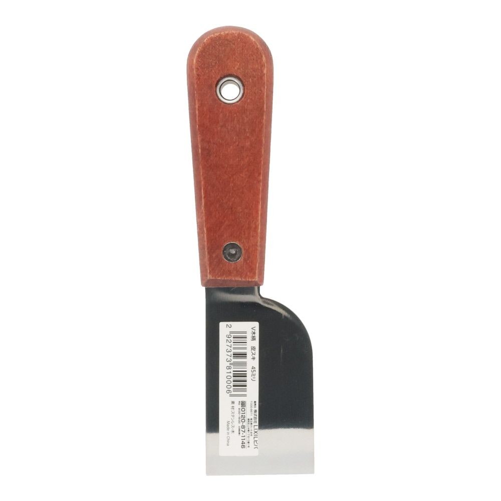 皮スキ４５ｍｍ, 木柄, 45mm