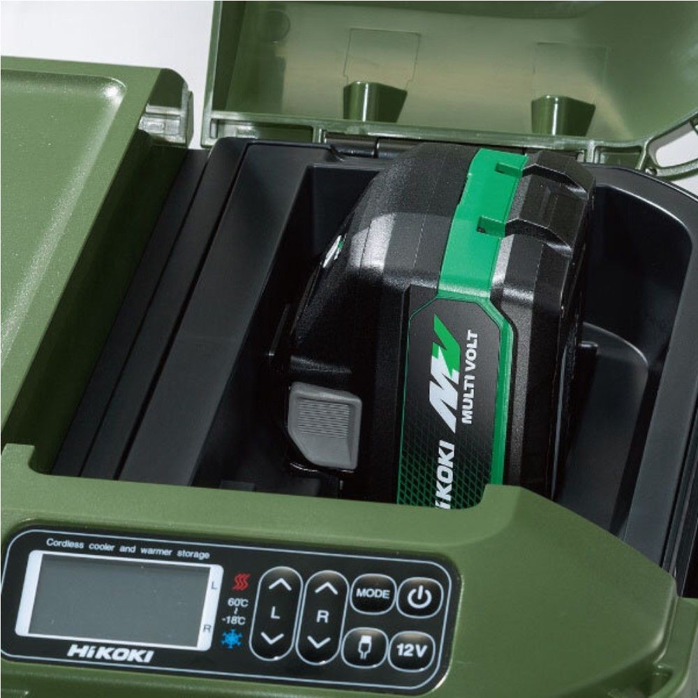 【数量限定】ハイコーキ HiKOKI 18vコードレス冷温庫 UL18DBA (WMBZ) 蓄電池セット＋進呈品 蓄電池付, サンドベージュ, UL18DBA