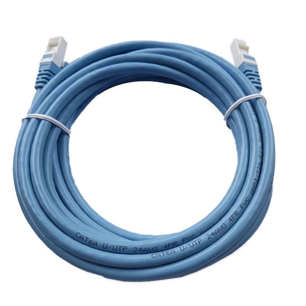 ビバホームオリジナル ツメが折れにくいＬＡＮケーブル　カテゴリー6Ａ, ブルー（1m）, 1.0m