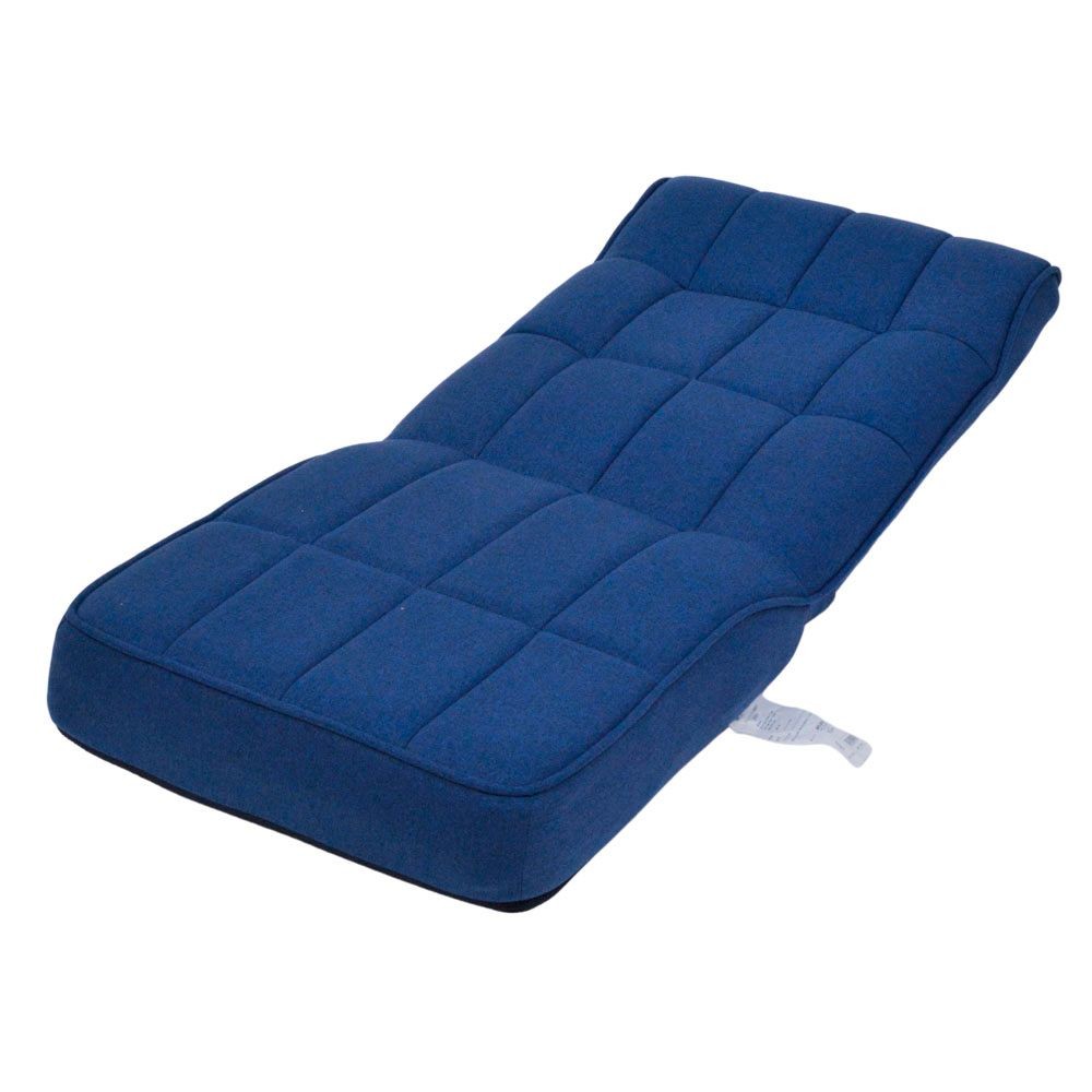 ジェルクッション座椅子, ネイビー, 幅490mm&times;奥行620mm&times;高さ710mm