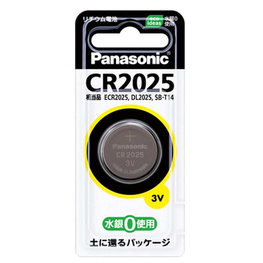 ＰＡ　リチウム電池　ＣＲ2025Ｐ, 3V, 1個入り