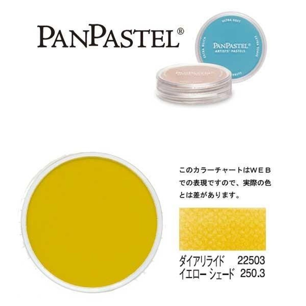 ホルベイン パンパステル 22503 ダイアリライドイエロー シェード, シェード, 5ml