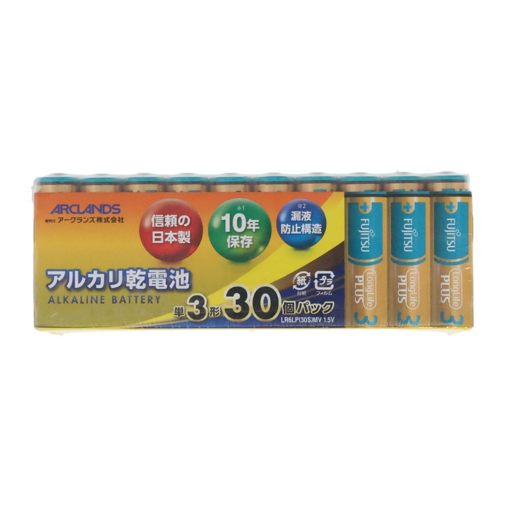 富士通アルカリ乾電池　単310個　ＬＲ6ＬＰ（10Ｓ）, 10P, 10本入り