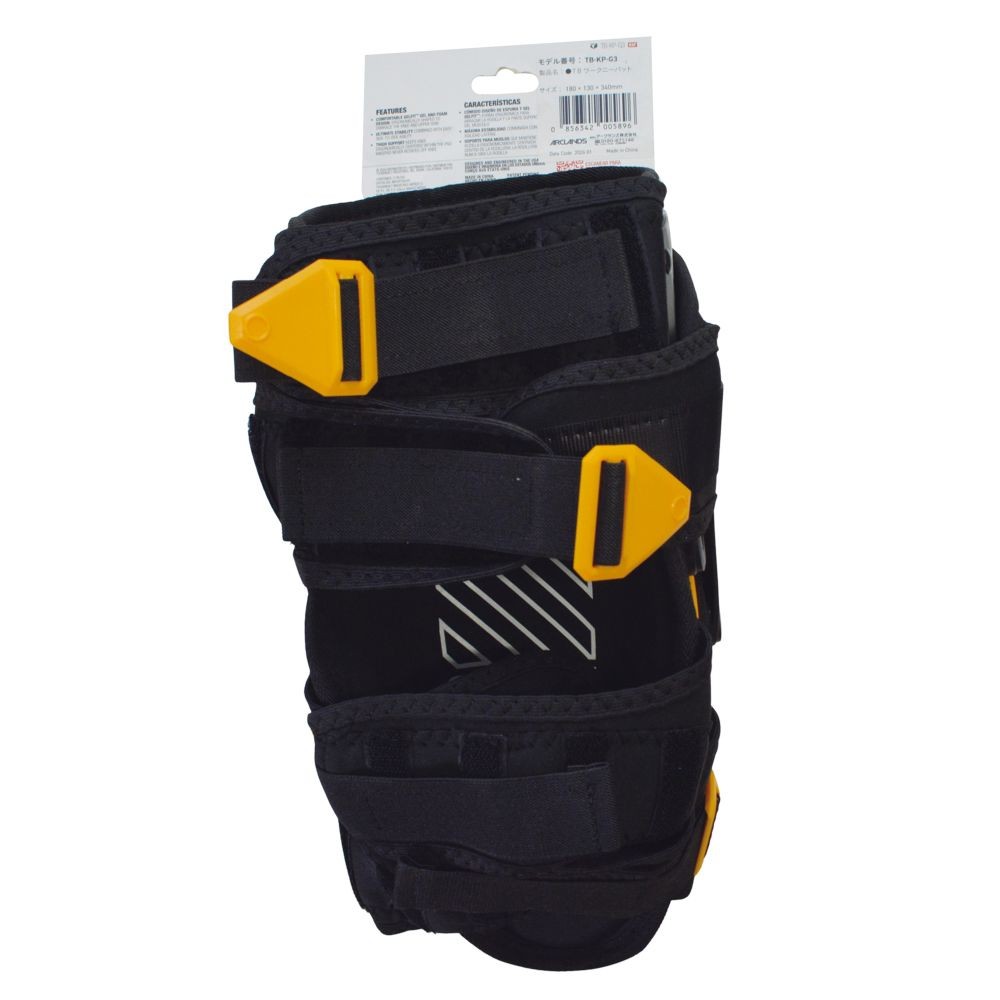 TOUGHBUILT（タフビルト）　GelFit FANATIC　ニーパッド　TB-KP-G3, 黒, TB-KP-G3