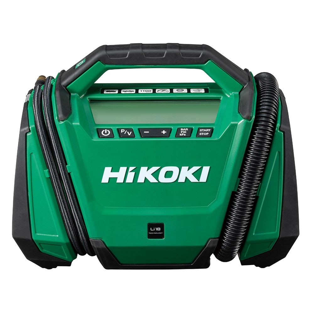 ハイコーキ　HIKOKI １８Ｖ空気入れ（本体のみ） UP18DA (NN), グリーン, UP18DA (NN)