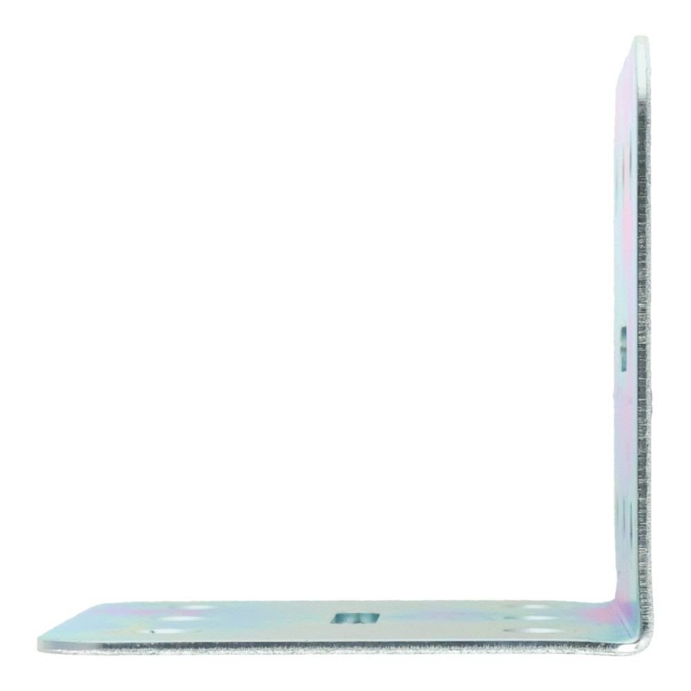 ２×４メッキ金具　Ｌ型タイプ　８０×７５×７５, メッキ, L型
