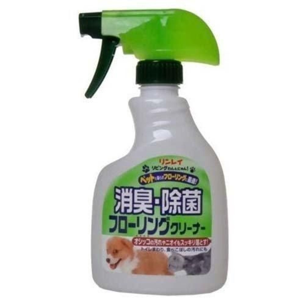 リンレイ　リビングわん＆にゃん！ 消臭・除菌クリーナー　400ml, ペット 床用, 400ml