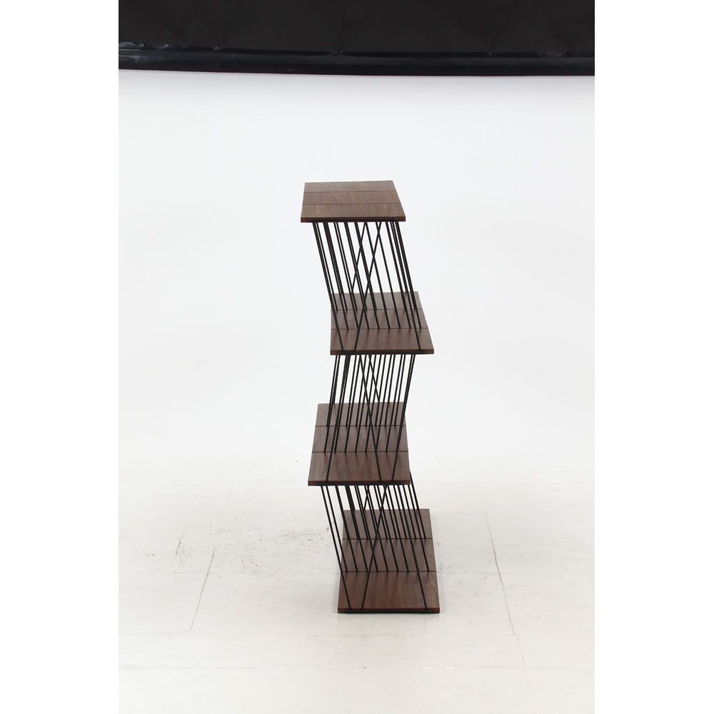 不二貿易 ＥＺＢＯ　ワイヤーディスプレイラック　ＭＢＲ【メーカー直送・代引不可】, ブラウン, 幅1184mm&times;奥行404mm&times;高さ1175mm