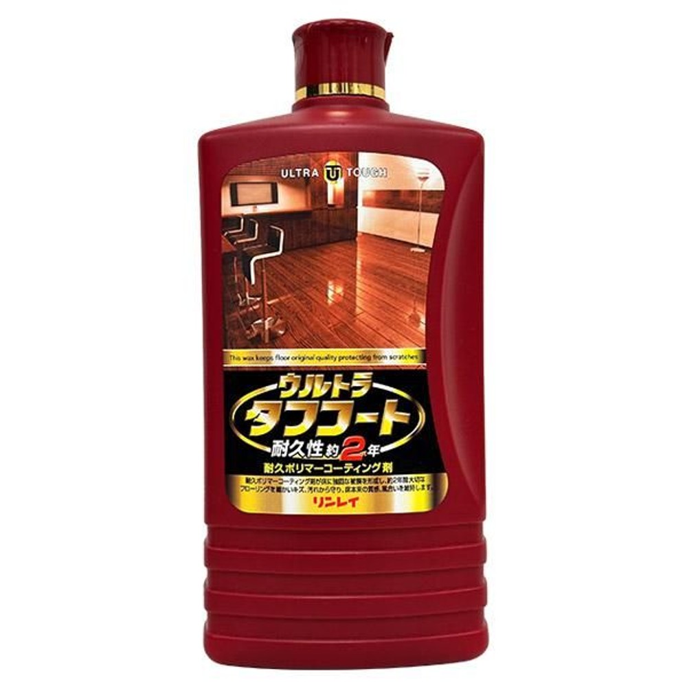 リンレイ ウルトラタフコート 1L 床用ワックス, フローリング用, 1.0L