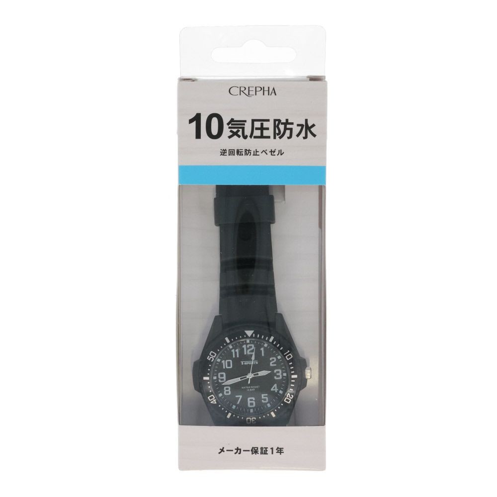 クレファー　１０気圧防水, ブラック, メンズ