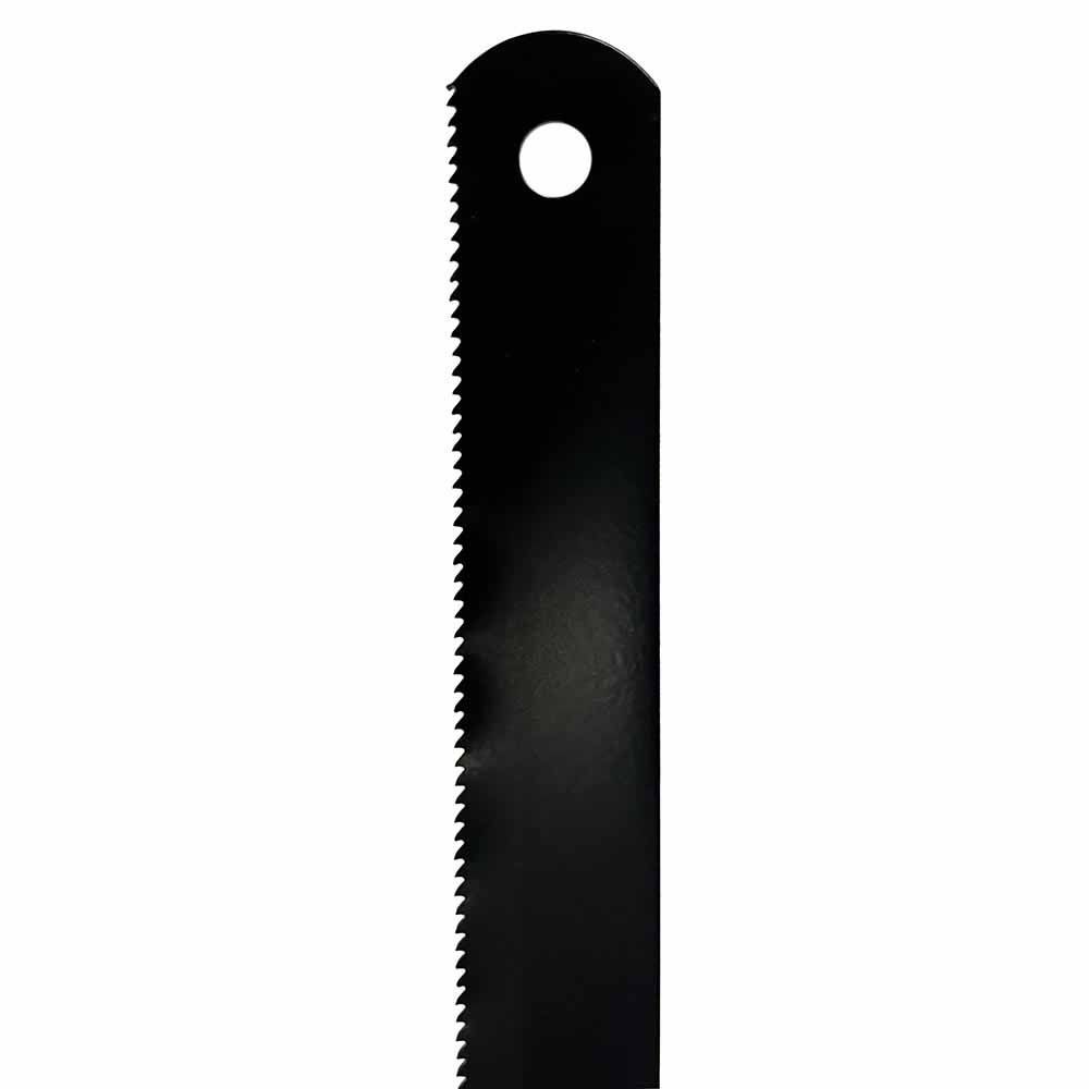 WIZ'A ウィザ 金切鋸 ストレート型 250mm 替刃式 中目 24山 478139922, ブラック, 250mm