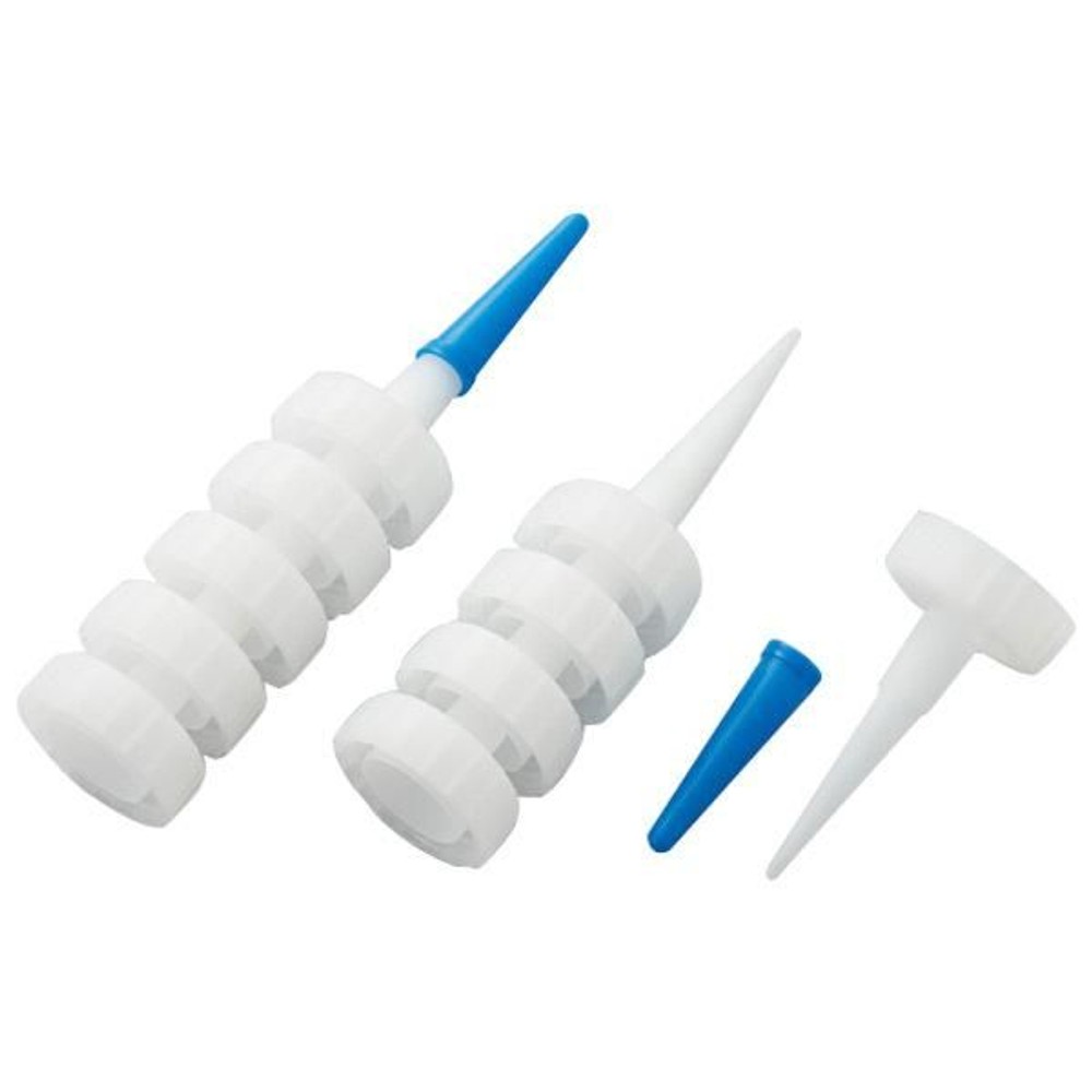 ジョイントコーク用標準ノズル, キャップ：青　ノズル：白, 348-167