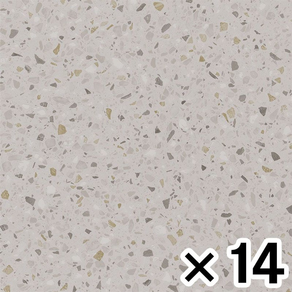 東リ ロイヤルストーン ＰＳＴ４１４３×14枚セット, アーステラゾー, 幅450mm×奥行450mm×高さ3mm