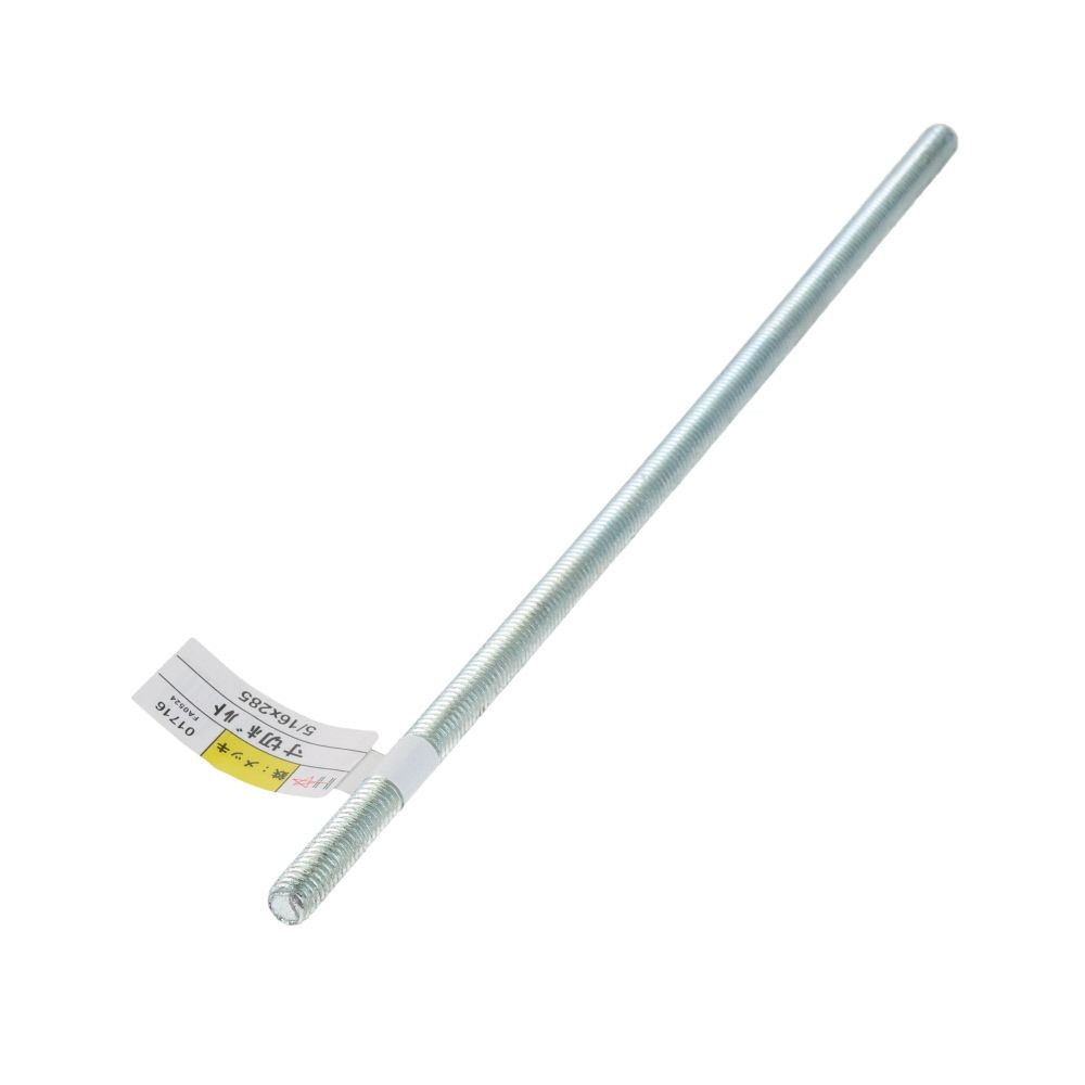 ＤＡＩＤＯＨＡＮＴ　鉄/ユニクロ　寸切ボルト　５/１６&times;２８５, シルバー, 1本入り