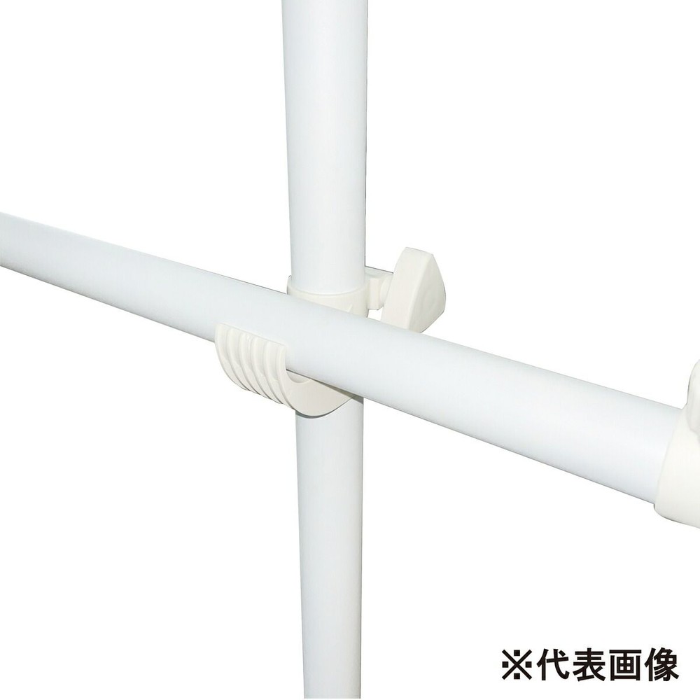 突っ張り2段ハンガー　　ホワイト　ＶＣー2Ｔ　ＷＨ, ホワイト, 95〜165.5cm