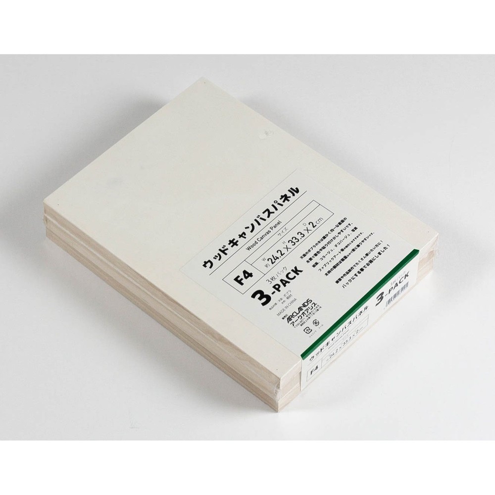 輸入木製パネルＦ４　３枚パック, 木, F4(333×242mm)