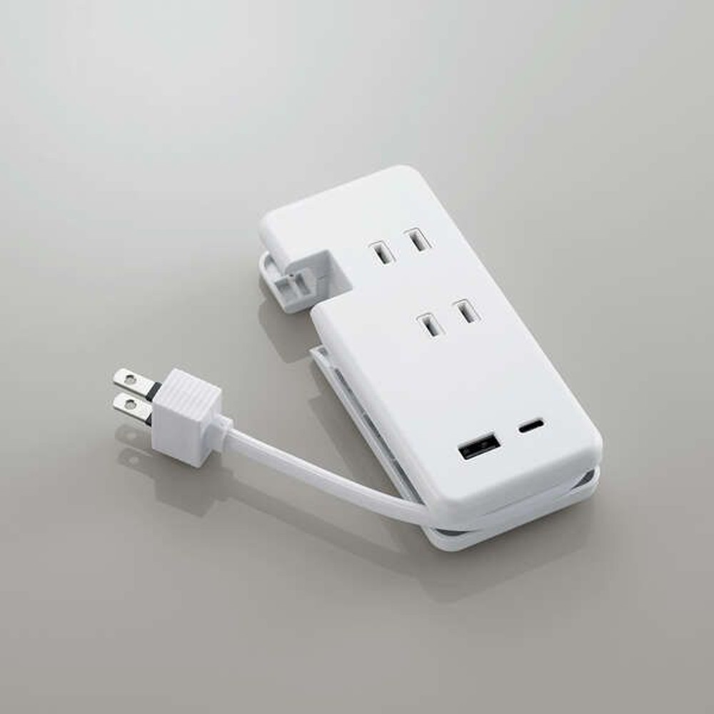 モバイルUSBタップ MOT-U13-2302WH, ホワイト, 0.25m