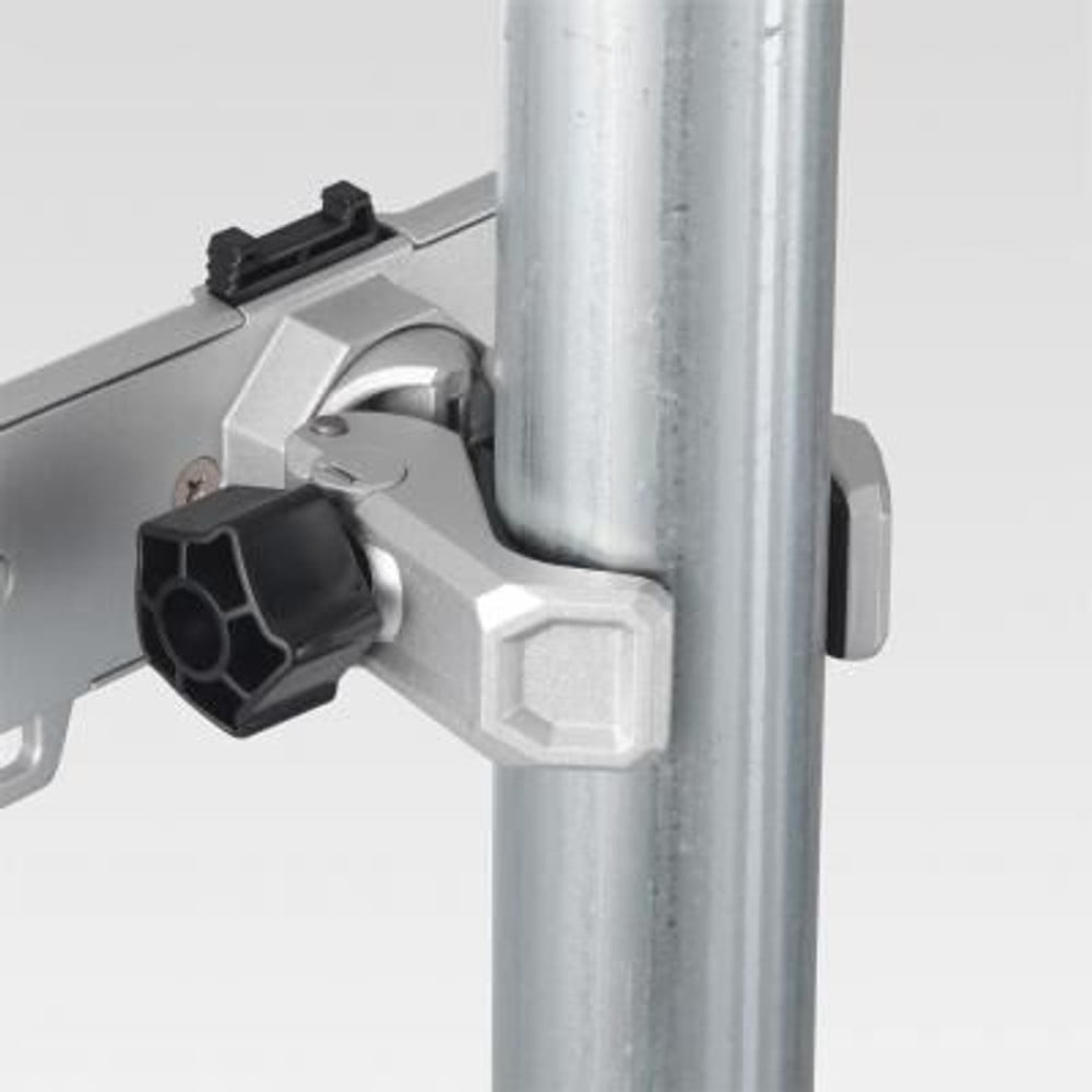 TAJIMA　セフホルダー丸型建材用 クランプ式 金属 6連　SFR-MCHLD6, シルバー, 6連