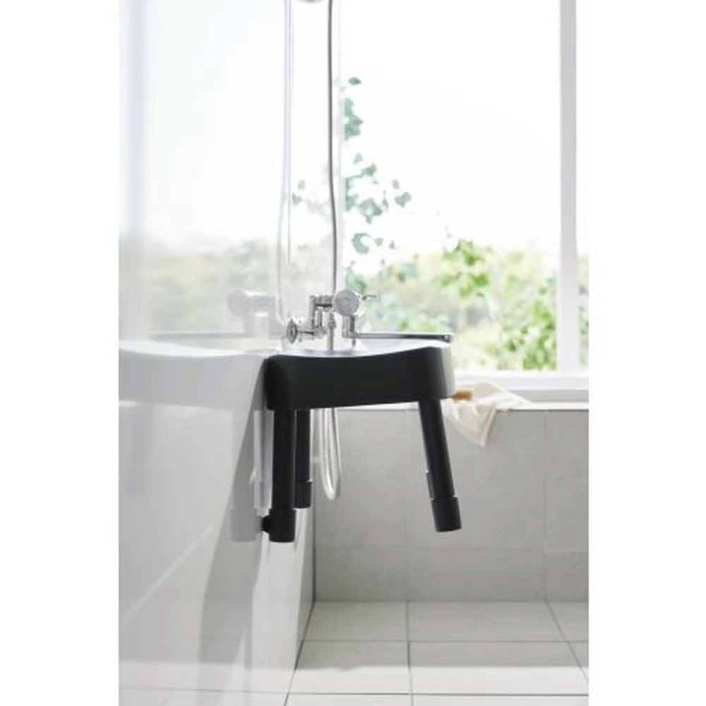 山崎実業 MIST ミスト マグネット&風呂イス SH25, ホワイト, 幅315mm&times;奥行275mm&times;高さ250mm