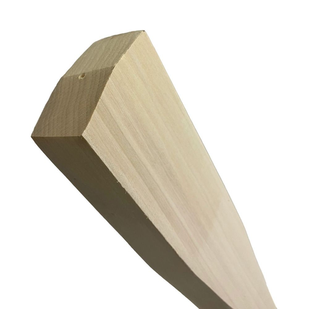 空柄 佐渡型鍬用 朴 ヒートン付, 佐渡型鍬用, 幅31.5mm&times;奥行925mm&times;高さ60mm