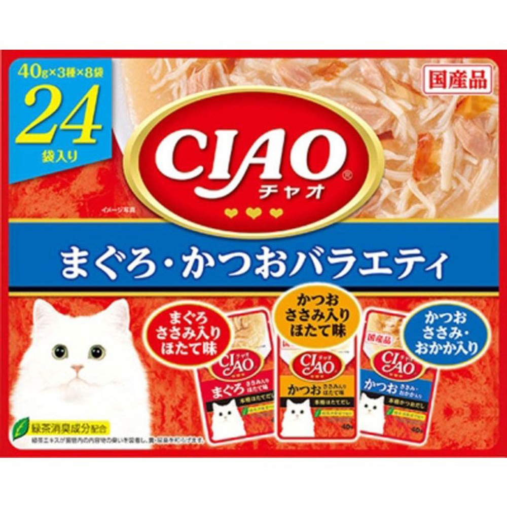 いなば　チャオパウチ　まぐろかつおＶ　24袋, まぐろかつおV, 24袋入