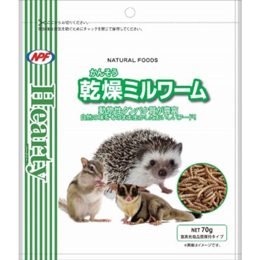 ＮＰＦハーティー乾燥ミルワーム70ｇ, その他カラー１, その他サイズ１