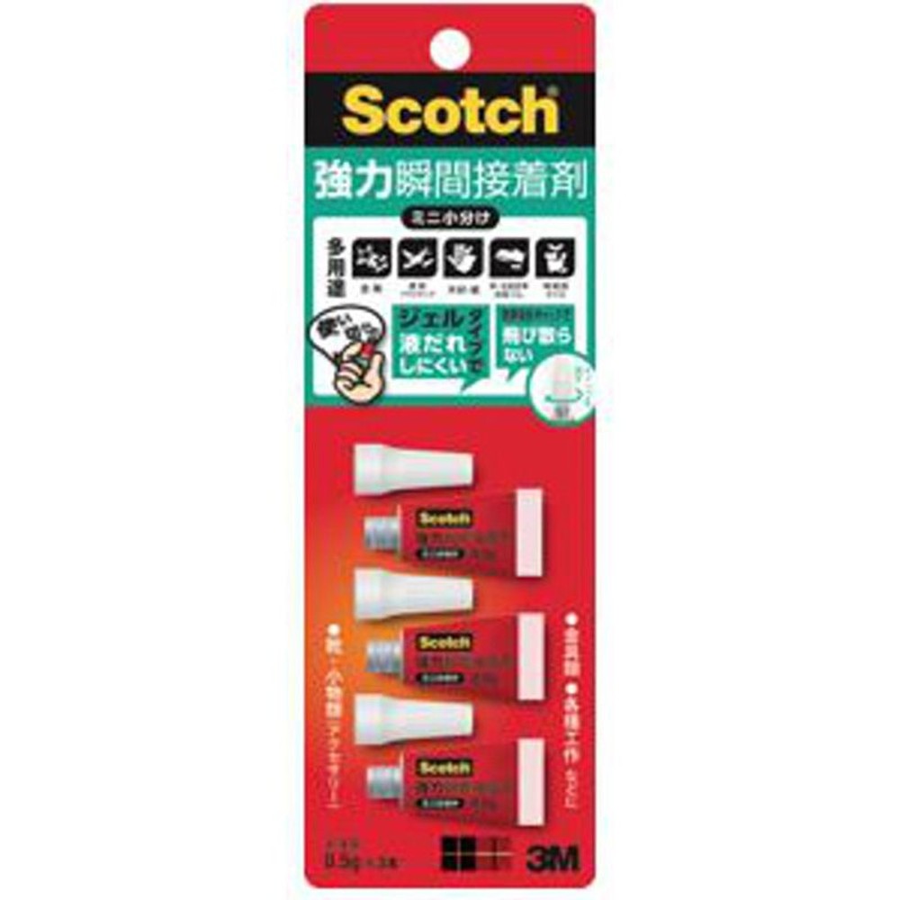 3Ｍ　瞬間接着材　ゼリー状　小分け　AMN-G3, -, ミニサイズ