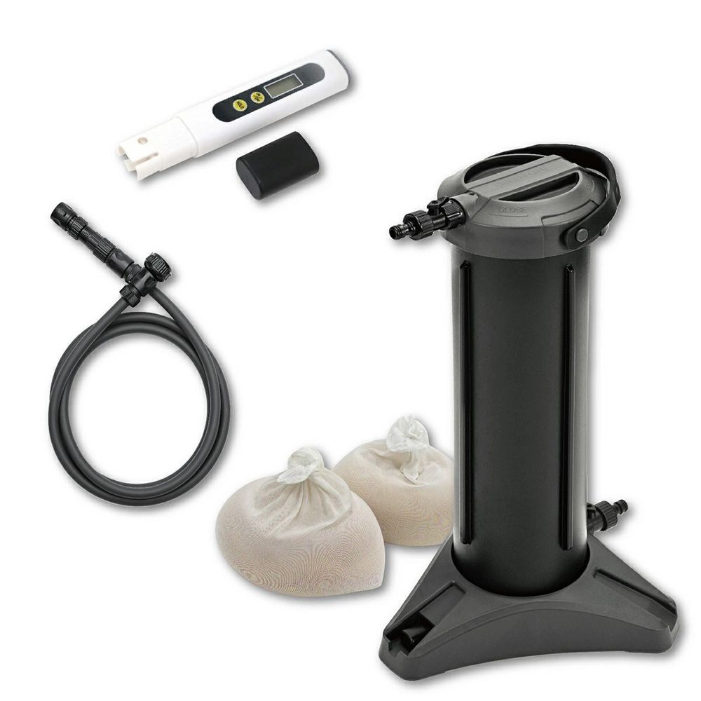 グリーンライフ 純水器 ピュアニッシュジャスト JU-02J, ブラック, 幅315mm×奥行320mm×高さ520mm