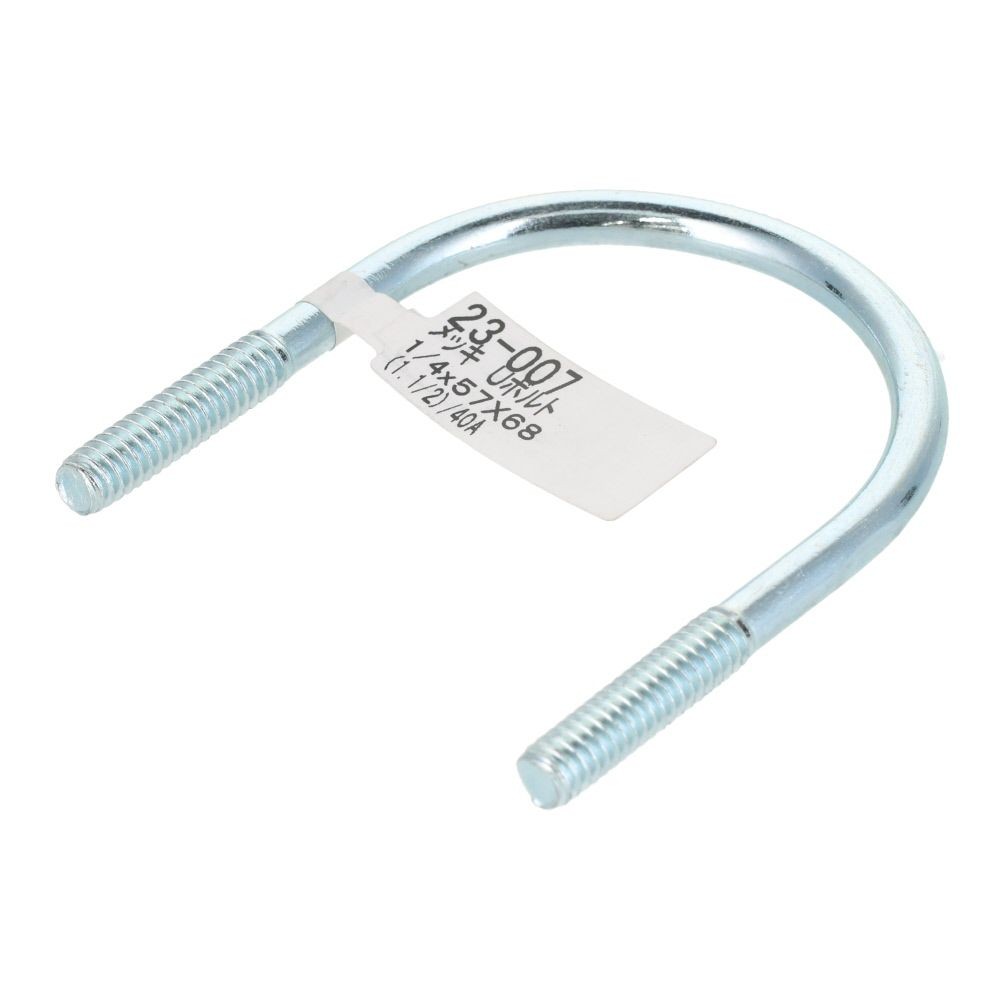 ユニクロ　Ｕボルト　Ｗ１／４&times;５７&times;６８, ボルト, W1／4&times;57&times;68