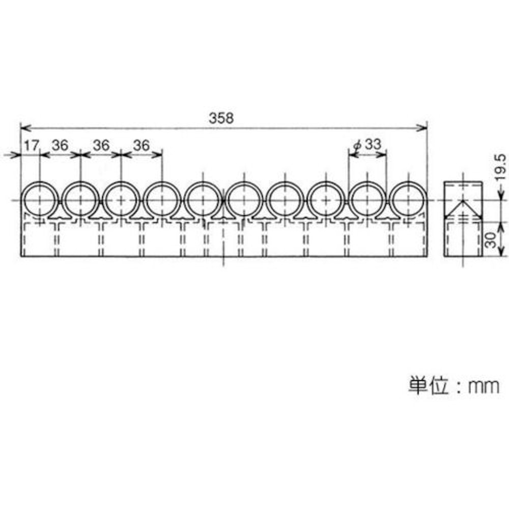 YAZAKI 矢崎化工 イレクタープラスチックジョイント J-109 S ベンチパーツ Φ28用, アイボリー, J-109 S