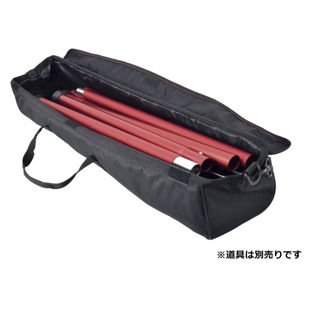 ウィザ WIZ&rsquo;A ワイドオープンバック 丸型 900mm ツールバッグ WZ-WO900, ブラック, 150&times;150&times;900mm