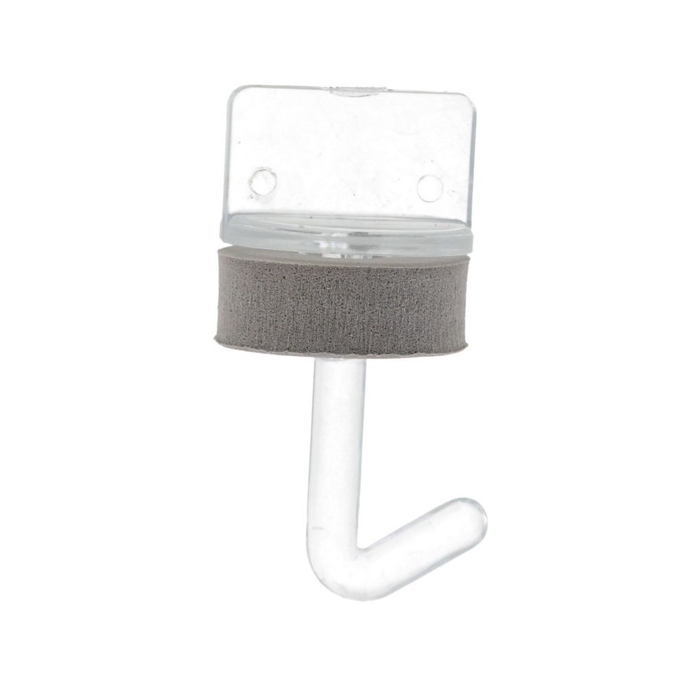 ワンタッチ ポリカ製フック ２３ミリ　１００個, クリア, 100個