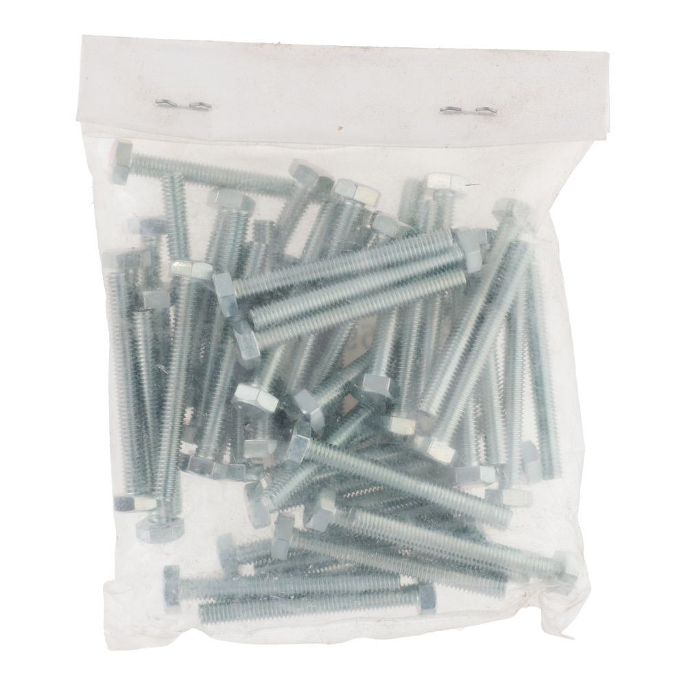 ユニクロ　六角ボルト　Ｍ４&times;３５　５０入, ボルト, 50個入り
