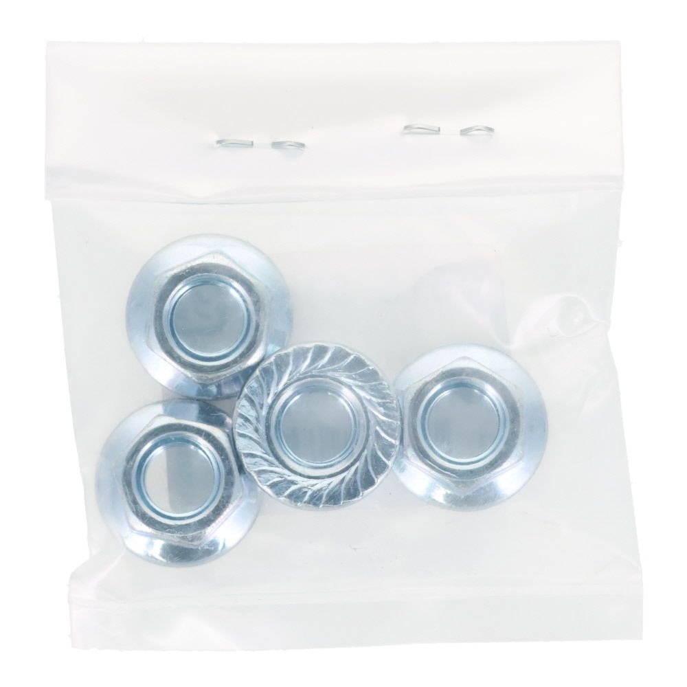 ＯＨＳＡＴＯ　ユニクロ　フランジナット　セレート付　Ｍ８, ステンレス, M8