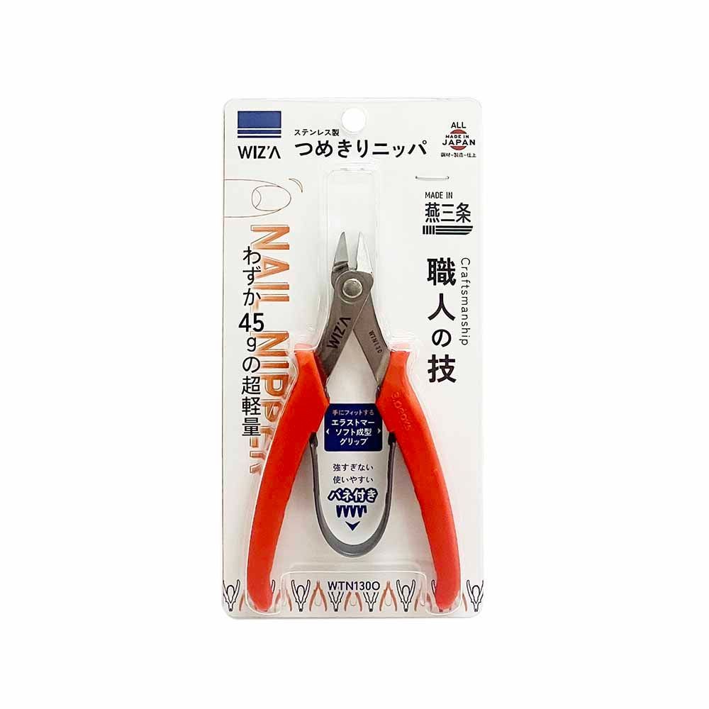 WIZ'A ウィザ　ステン爪切りニッパ　オレンジ, オレンジ, WTN130O