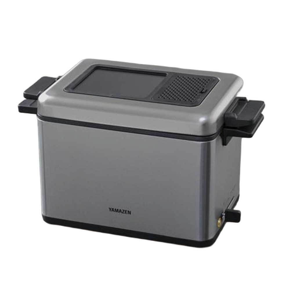 【数量限定】電気ローオイルフライヤー　ＹＡＧーＬ１００Ｓ, シルバー, 重量2.2kg