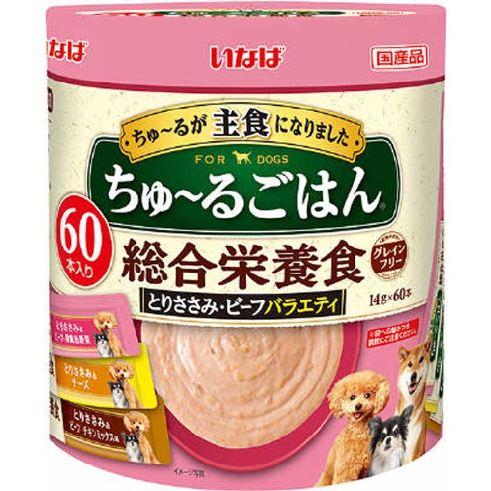 いなば　ちゅーるごはん笹身　ビーフＶ14ｇ&times;60本, その他カラー１, その他サイズ１