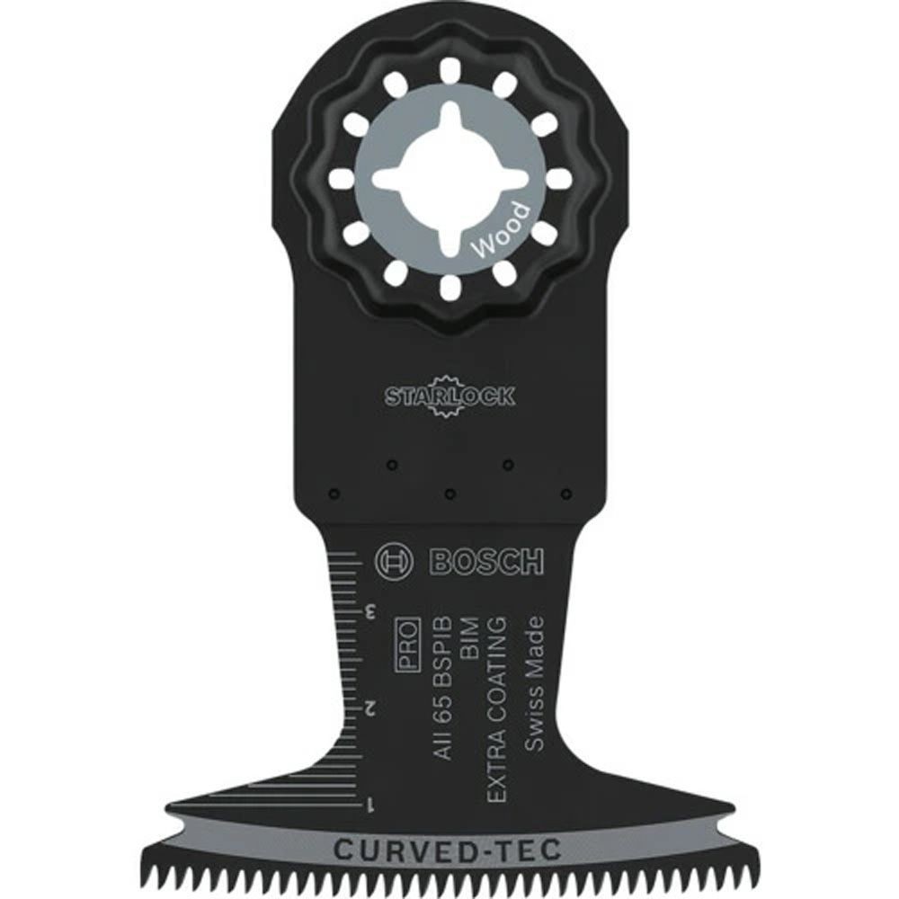 ボッシュ 堅木コンパネ用ブレード AII65BSPIB/5, ブラック, 刃幅65mm&times;刃長40mm