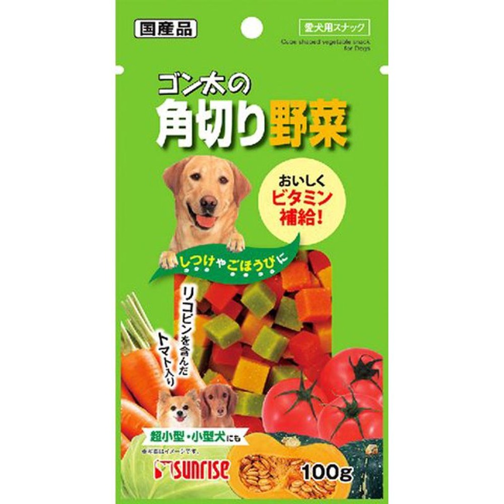 ゴン太の角切り野菜入り　100ｇ, 野菜入り, 100g