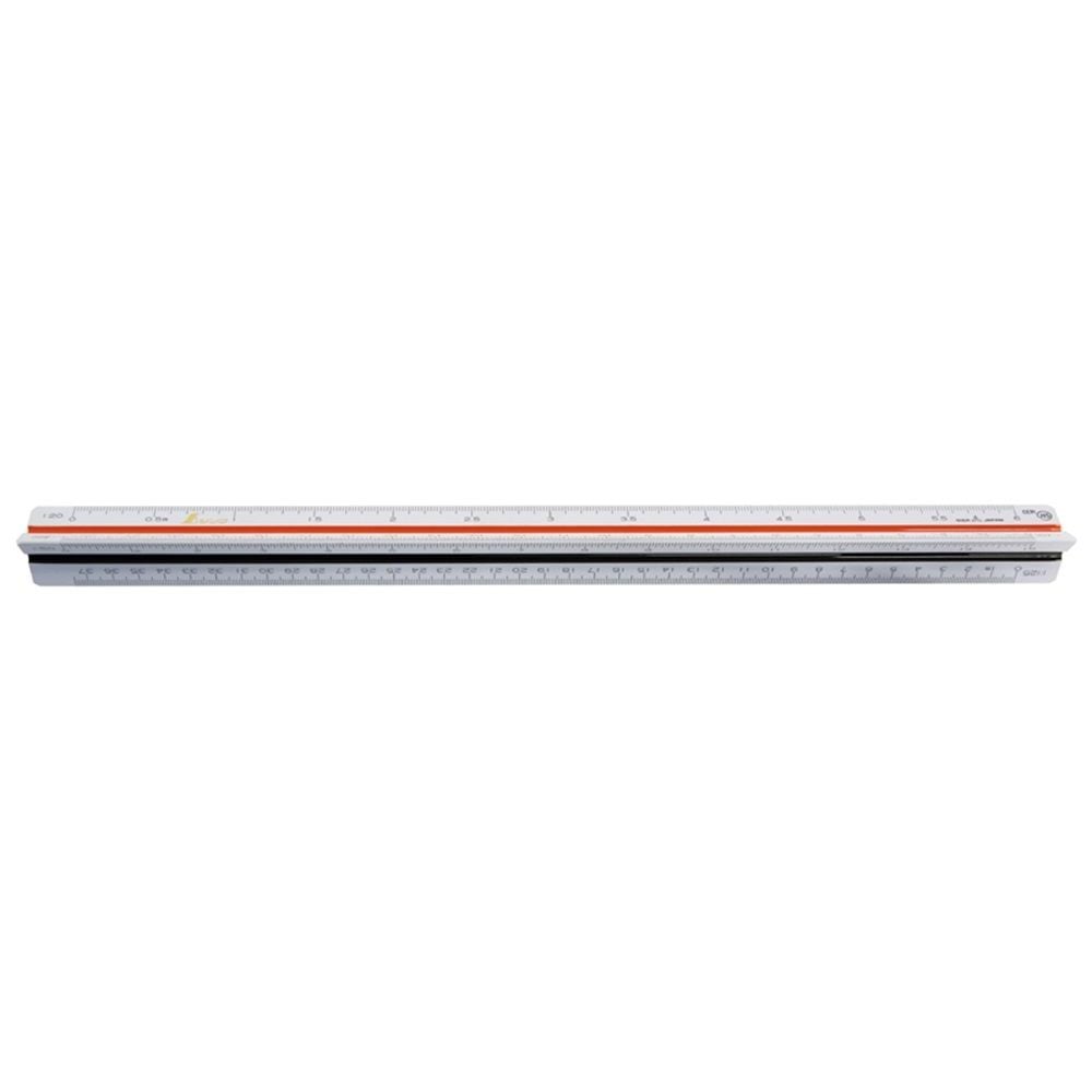三角スケール D-30 30cm建築・造船用 JIS, 74987, 327(断面:25&times;25&times;25)mm